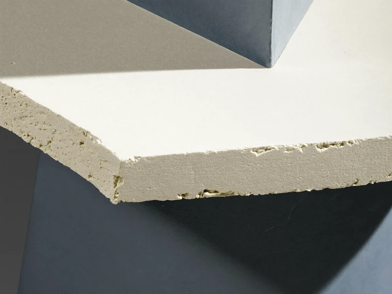 Dettaglio illustrato di materiali e lavorazione per mobili